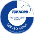 TÜV Nord Zertifikat ISO-45001